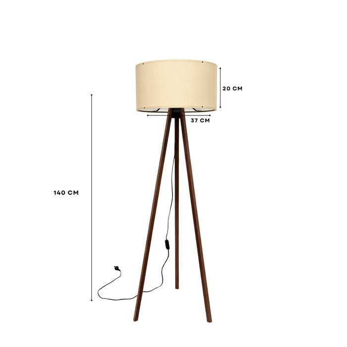 Opviq Lámpara de Pie Beige AYD - 2581 Opviq Lámpara de Pie Beige AYD - 2581